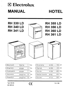 Bedienungsanleitung Electrolux RH 356 LD Kühlschrank