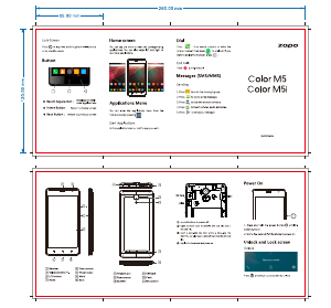 Bruksanvisning Zopo Color M5 Mobiltelefon