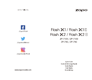 Manual Zopo Flash X1 Mobile Phone