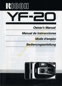 Manual Ricoh YF-20 Camera