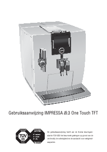 Handleiding Jura IMPRESSA J9.3 One Touch TFT Koffiezetapparaat