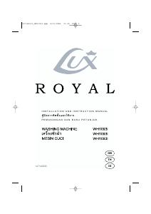 Bruksanvisning Lux WH1093i Royal Tvättmaskin