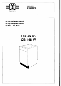 Bruksanvisning Husqvarna QB146W Diskmaskin