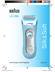 Посібник Braun LS 5160 Silk & Soft Бритва