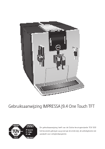 Handleiding Jura IMPRESSA J9.4 One Touch TFT Koffiezetapparaat