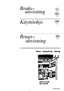 Bruksanvisning Husqvarna QT301W Frys