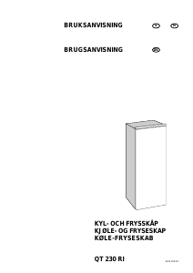 Brugsanvisning Husqvarna QT230RI Køleskab