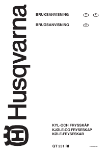 Bruksanvisning Husqvarna QT231RI Kyl-frys