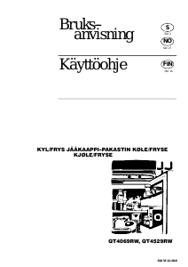 Käyttöohje Husqvarna QT4529RW Jääkaappipakastin