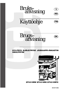 Käyttöohje Husqvarna QT4319RW Jääkaappipakastin