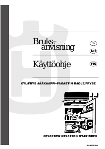 Bruksanvisning Husqvarna QT4319RFX Kjøle-fryseskap