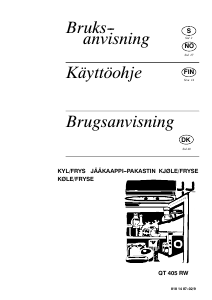 Bruksanvisning Husqvarna QT405RW Kjøle-fryseskap