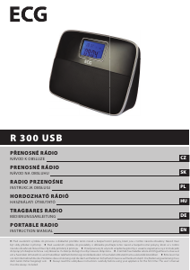 Használati útmutató ECG R 300 USB Rádió