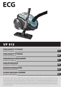 Handleiding ECG VP 915 Stofzuiger