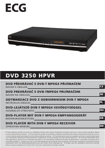 Bedienungsanleitung ECG DVD 3250 HPVR DVD-player