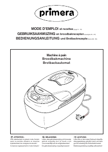Mode d’emploi Primera EBB010 Machine à pain