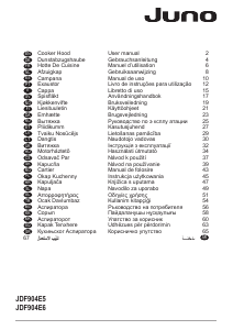 Käyttöohje Juno JDF904E5 Liesituuletin