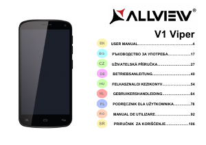 Használati útmutató Allview V1 Viper Mobiltelefon