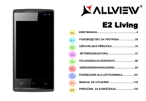 Használati útmutató Allview E2 Living Mobiltelefon