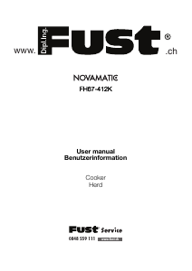 Manual Fust Novamatic FH67-412K Range