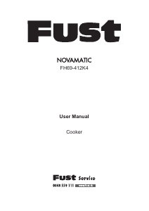 Manual Fust Novamatic FH69-412K4 Range