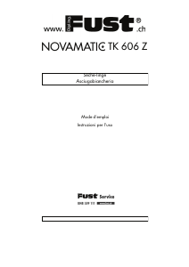 Mode d’emploi Fust Novamatic TK606Z Sèche-linge