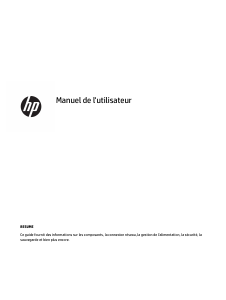Mode d’emploi HP Pavilion 14-dv0015nf Ordinateur portable