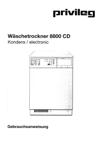 Bedienungsanleitung Matura MAT8800CD Trockner