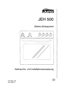 Bedienungsanleitung Juno JEH500S Herd