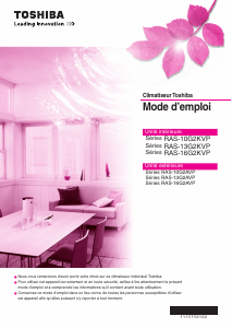 Mode d’emploi Toshiba RAS-16G2KVP Climatiseur