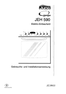 Bedienungsanleitung Juno JEH590S1 Herd