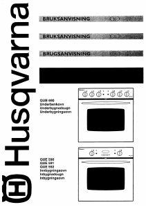 Brugsanvisning Husqvarna QUB690X Komfur
