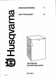 Bruksanvisning Husqvarna QT55F Frys