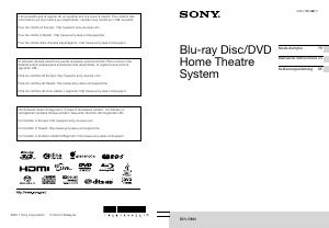 Bedienungsanleitung Sony BDV-E880 Heimkinosystem