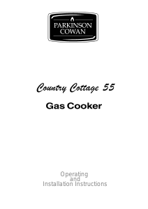 Bruksanvisning Parkinson Cowan CMCC55WN Country Cottage Spis