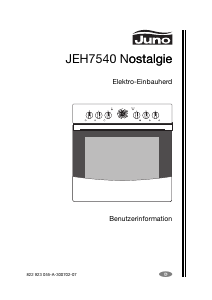 Bedienungsanleitung Juno JEH7540G Herd