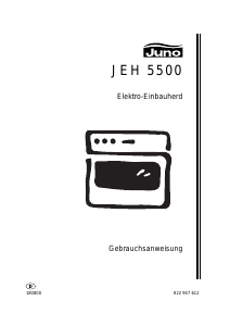 Bedienungsanleitung Juno JEH5500B Herd