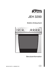 Bedienungsanleitung Juno JEH3200S Herd