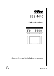 Bedienungsanleitung Juno JES4440 Herd