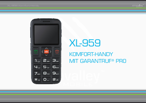 Bedienungsanleitung Simvalley XL-959 Handy