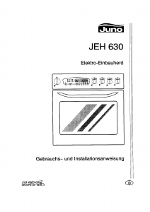 Bedienungsanleitung Juno JEH630W Herd