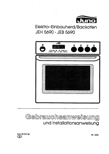 Bedienungsanleitung Juno JEH5690B Herd