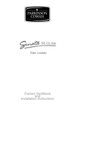 Bruksanvisning Parkinson Cowan SN55TCWN Sonata Spis