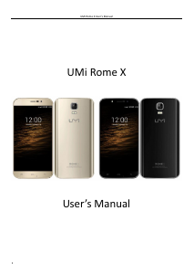 Handleiding Umidigi Rome X Mobiele telefoon