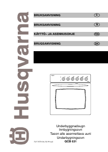 Bedienungsanleitung Husqvarna QCB631K Herd