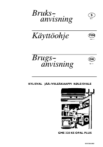 Brugsanvisning Husqvarna GME320KS Køleskab