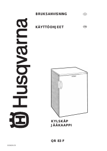 Käyttöohje Husqvarna QR83F Jääkaappi