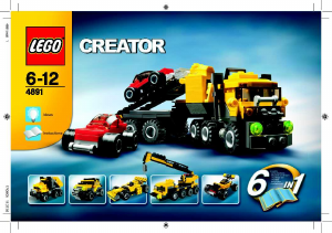 Manual de uso Lego set 4891 Creator Transporte de carreteras