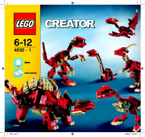 Mode d’emploi Lego set 4892 Creator La puissance préhistorique