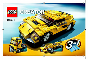 Mode d’emploi Lego set 4939 Creator Cool cars